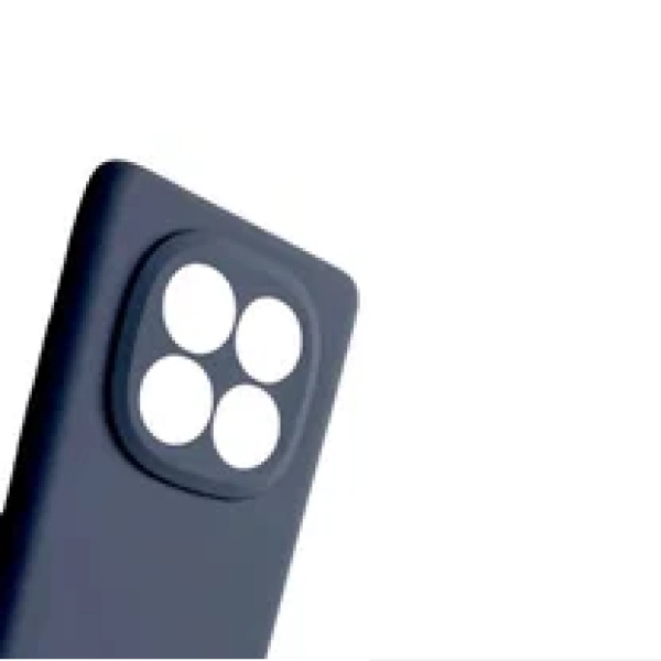 Чехол Silicone Case для Redmi Note 14 Pro+, темно-серый
